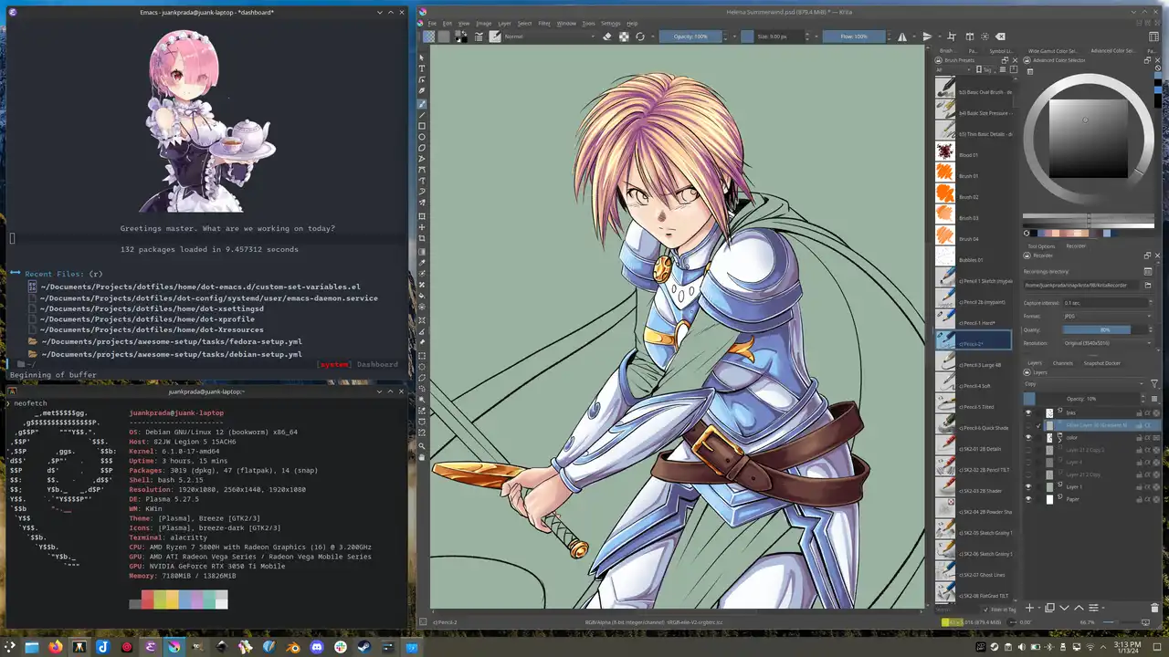 My new Debian 12 Setup